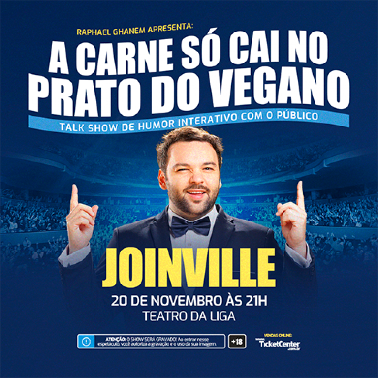 Raphael Ghanem - A Carne s� cai no prato do Vegano - Joinville SC